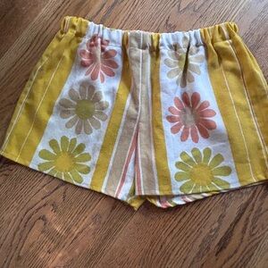 One of a king vintage tablecloth shorts